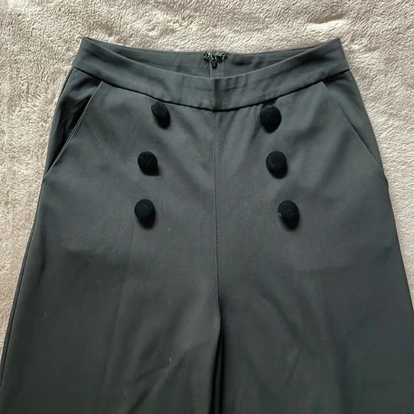 Collectif Vintage Black Dressy Vintage Pants - Picture 2 of 6